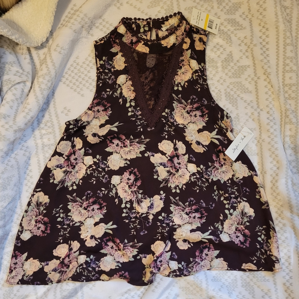Floral dress top